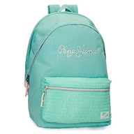 Koszulki i topy damskie - Pepe Jeans Jane plecak na laptopa, podwójna kieszeń, 15,6 cala, niebieski, 31 x 44 x 17,5 cm, poliester, 20,46 l - miniaturka - grafika 1