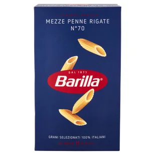 Makaron Mezze Penne Rigate n70 500g - Barilla - Makaron - miniaturka - grafika 1