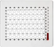 Kratki wentylacyjne - Darco Kratka wentylacyjna z żaluzją Trend KRVTZ 190 x 170 mm biała - miniaturka - grafika 1