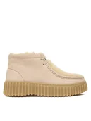 Botki damskie - Clarks Botki Torhill Moss 26182914 Beżowy - miniaturka - grafika 1