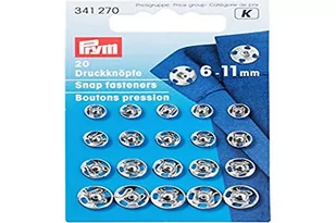 Unbekannt Prym zatrzaski krawieckie, mosiężne, kolor: czarny PRYM_341270 - Akcesoria i części do maszyn do szycia - miniaturka - grafika 1