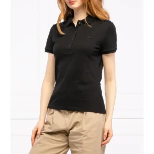 Lacoste Polo | Slim Fit | pique - Koszulki i topy damskie - miniaturka - grafika 1