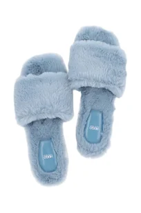 Kapcie Hugo Boss Lola damskie futrzaste-40 - Kapcie damskie - miniaturka - grafika 1