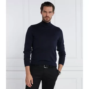 Calvin Klein Wełniany golf | Slim Fit - Swetry męskie - miniaturka - grafika 1