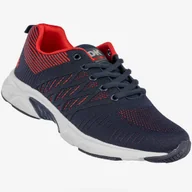 Sneakersy damskie - Sneakersy Młodzieżowe Buty Sportowe Do Biegania Granatowe DK SA3005 38 Granatowy - miniaturka - grafika 1