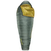 Śpiwory - Śpiwór puchowy Therm-a-Rest Questar 20 Reg Zamek: Lewy / Kolor: srebrny/żółty - miniaturka - grafika 1