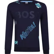Bluzy dla chłopców - BOSS Kidswear Bluza | Regular Fit - miniaturka - grafika 1