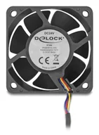 Wentylatory komputerowe - DeLOCK 67300 system chłodzenia komputerów Obudowa komputera Wentylator 6 cm Czarny 1 szt. - miniaturka - grafika 1