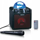 Głośniki przenośne - Lenco BTC-050BK Czarny - miniaturka - grafika 1