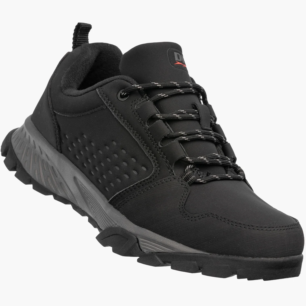 Buty Trekkingowe Męskie DK Skórzane Wygodne Sportowe Czarne 42