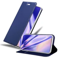 Etui i futerały do telefonów - Etui Cadorabo do Samsung Galaxy S20 ULTRA w kolorze CLASSY DARK BLUE Etui na telefon komórkowy z magnetycznym zamknięciem, funkcją podstawki i miejscem na kartę Etui ochronne Etui z klapką w stylu książki - miniaturka - grafika 1
