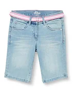 Spodenki damskie - s.Oliver Dziewczęce szorty jeansowe, 53z1, 116 cm - miniaturka - grafika 1