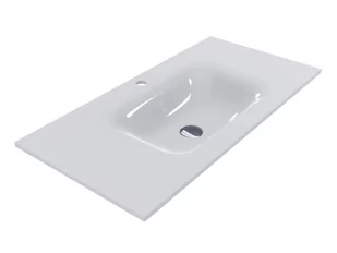 Miraggio Jessel 900 Umywalka meblowa 90x45 cm biały połysk 0000798 - Umywalki - miniaturka - grafika 1