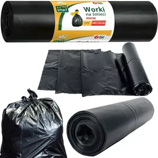 BEE SMART Worki 160l LD 10 szt - Worki na śmieci - miniaturka - grafika 1