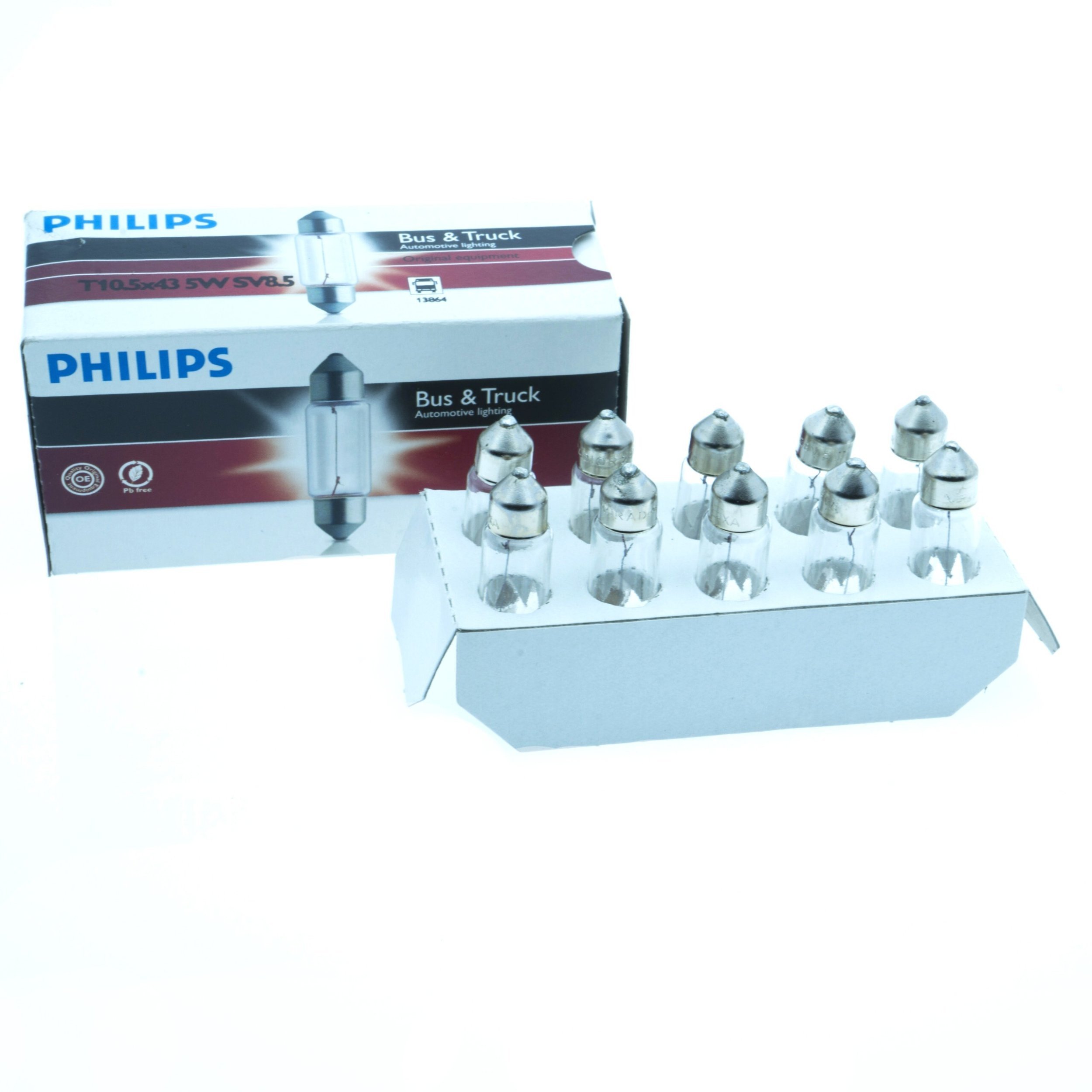 Philips PHILIPS ŻARÓWKA HALOGENOWA C5W 5W DO ŚWIATEŁ POZYCYJNYCH OŚWIETLENIE
