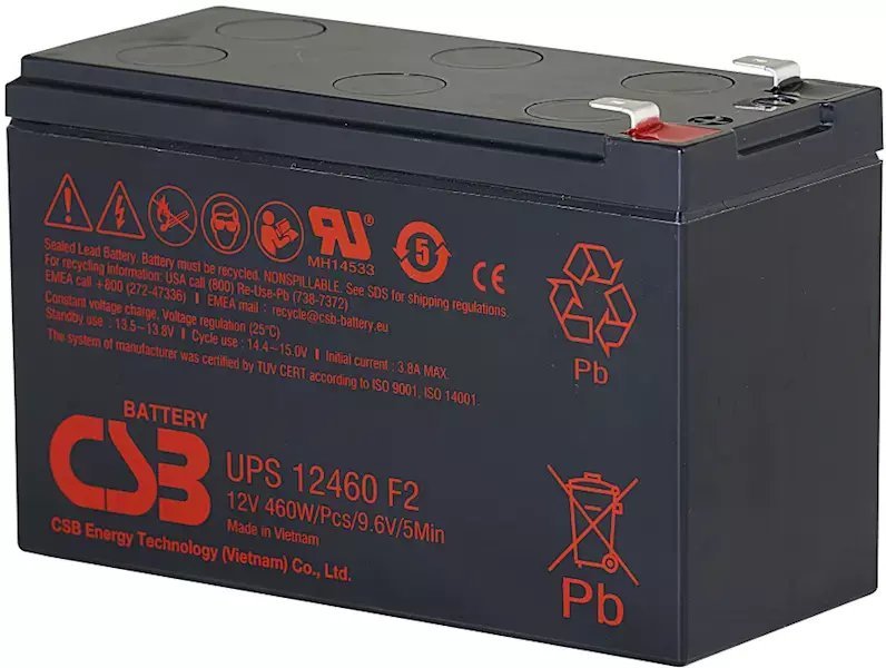 CSB Akumulator CSB UPS12460F2 12V 460W 5min