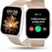 Smartwatch - Rubicon RNCF46 Różowe złoto - miniaturka - grafika 1
