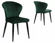 Krzesła - STEMA - CN Krzesło tapicerowane do salonu, jadalni i restauracji CN-6080 - zielony CN/6080/24/01 - miniaturka - grafika 1