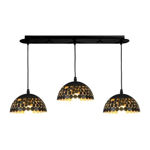 Milagro Lampa wisząca LISA BLACK 3xE27 ML6136 - Lampy sufitowe - miniaturka - grafika 1