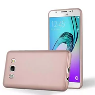 Etui i futerały do telefonów - Pokrowiec Do Samsung Galaxy J5 2016 w METALLIC RÓŻOWE ZŁOTO Etui TPU Silikon Obudowa Ochronny Case Cover Cadorabo - miniaturka - grafika 1