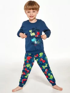 Cornette Kids Boy 593/142 Dino 86-128 piżama chłopięca - Piżamy chłopięce - miniaturka - grafika 1