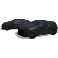 Akcesoria motoryzacyjne - CarPassion Plandeka na samochód Black M | 50% RABATU W ZESTAWIE - miniaturka - grafika 1