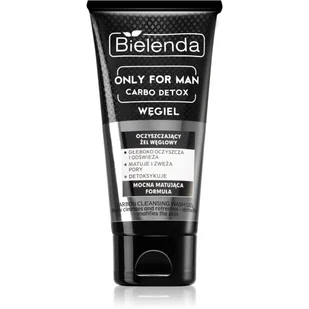 Bielenda Only for Man Carbo Detox Oczyszczający żel węglowy 150 g - Kosmetyki do pielęgnacji twarzy męskie - miniaturka - grafika 1