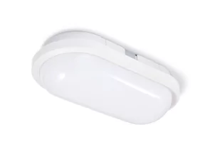 Lampa kanałowa owalna IP65 LED Torton 15W Biały - Biały neutralny (4500K) - Oprawy, klosze i abażury - miniaturka - grafika 1