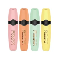 Zestawy piśmiennicze - Zestaw zakreślaczy kolorowe 4 sztuki pastelowe Deli Macaron - miniaturka - grafika 1