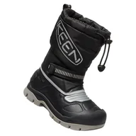 Śniegowce damskie - Dziecięce Śniegowce KEEN SNOW TROLL WP KE-1026756 – Czarny - miniaturka - grafika 1