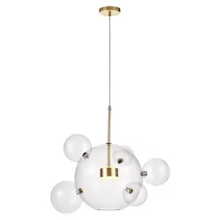 Lumina Deco Deco NOWOCZESNA LAMPA WISZĄCA ZŁOTA NERONI W6 LDP 6016-6 (GD) - Lampy sufitowe - miniaturka - grafika 1