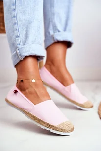 Espadryle Damskie Pleciona Podeszwa Różowe Big Star DD274728-38 - Espadryle damskie - miniaturka - grafika 1