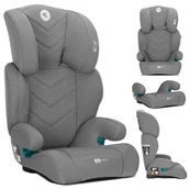 Foteliki samochodowe - Fotelik samochodowy 100-150cm ISIZE montaż pasy Lorelli Speed szary + poddupnik - miniaturka - grafika 1