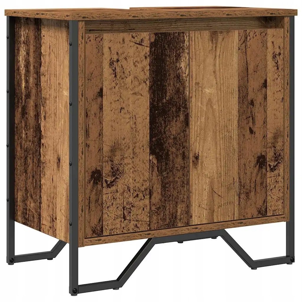 Szafka podumywalkowa Stare Drewno 60x35x60 cm z drewna inżynieryjnego