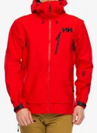 Kurtki męskie - Kurtka z membraną Helly Hansen Odin 9 Worlds 3.0 Jacket - alert red - miniaturka - grafika 1