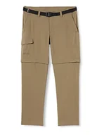 Bielizna sportowa męska - Maier Sports męskie spodnie TORID Slim Zip Wander, beżowy, 24 133023 - miniaturka - grafika 1