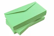 Kartki okolicznościowe i zaproszenia - Koperty zielone seledynowe Dl 120g 10szt nr80 - miniaturka - grafika 1