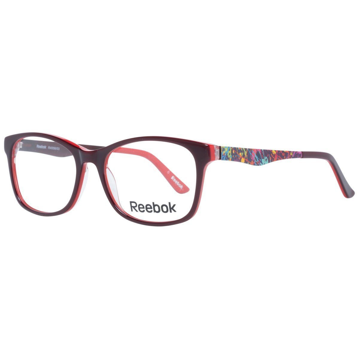 Okulary oprawki Reebok R4006 03 51 Czerwone