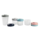Akcesoria do karmienia - Beaba Zestaw słoiczków Clip 6 szt. (2x90ml + 2x150ml + 2x250ml) solution-bc-7162-0 - miniaturka - grafika 1