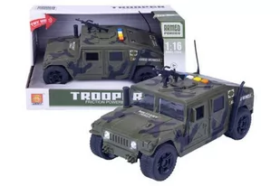 Norimpex Auto wojskowe z karabinem na dachu 1001871 - Samochody i pojazdy dla dzieci - miniaturka - grafika 1