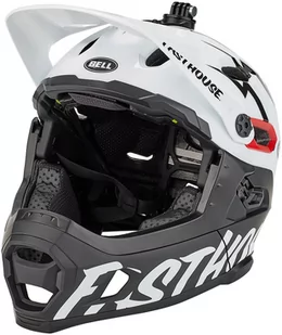 Bell Super DH MIPS Helmet, czarny/biały 58-62cm 2022 Kaski MTB 210178-060 - Kaski rowerowe - miniaturka - grafika 1