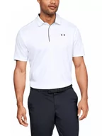 Koszulki sportowe męskie - Męska koszulka do golfa UNDER ARMOUR Tech Polo - biała - miniaturka - grafika 1