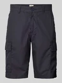 Spodenki męskie - Bermudy o kroju regular fit z kieszeniami cargo - miniaturka - grafika 1