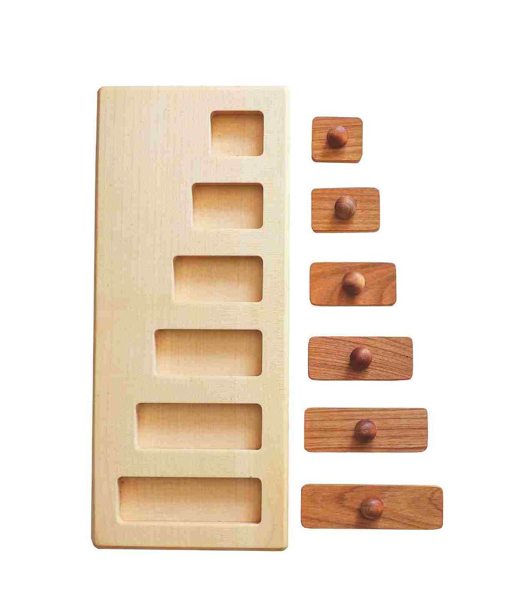 WOODEN STORY Drewniana Układanka Puzzle Klocki Długie i Krótkie