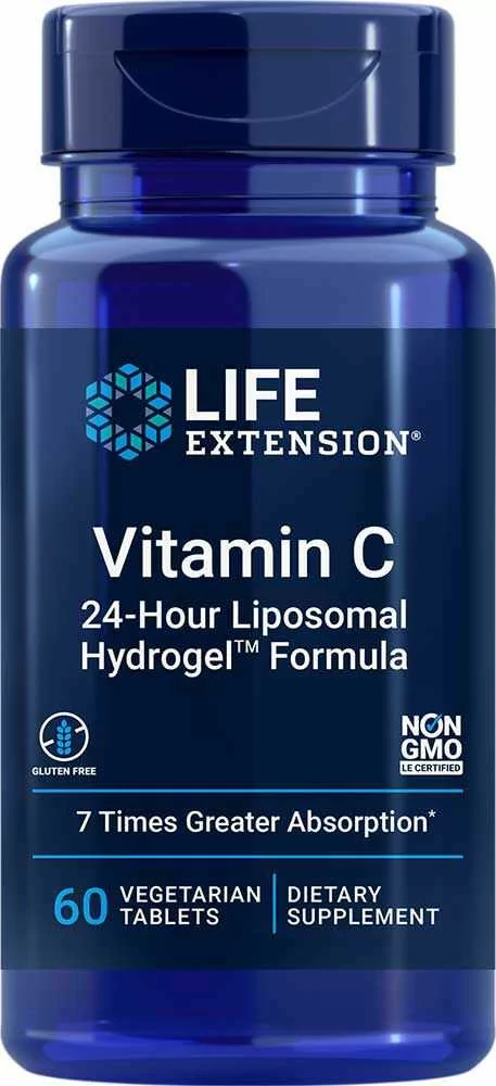 Witamina C 24-godzinna formuła Liposomal Hydrogel , 60 tabl.