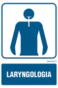 Systemy ekspozycyjne i znaki informacyjne - RF017 LARYNGOLOGIA, FN - FOLIA SAMOPRZYLEPNA; (100X150MM) - miniaturka - grafika 1