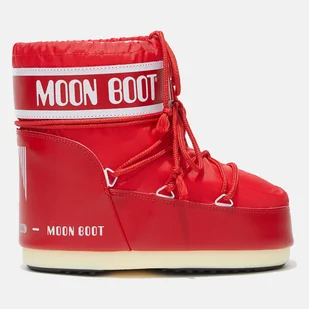 Damskie Buty zimowe MOON BOOT MOON BOOT ICON LOW NYLON 14093400009 – Czerwony - Kozaki damskie - miniaturka - grafika 1