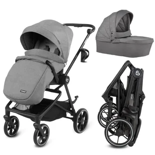 Kidwell Wózek 2w1 głęboko-spacerowy VELMONT grey - Wózki dziecięce - miniaturka - grafika 1
