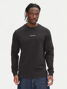 G-Star Raw Longsleeve Checquard D26033-D965 Beżowy Regular Fit - Koszulki męskie - miniaturka - grafika 1