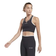 Biustonosze - Damski Stanik sportowy REEBOK RIE BRALETTE HT8055 – Czarny - miniaturka - grafika 1